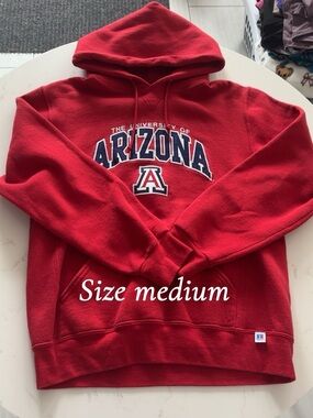 Arizona Crewneck Hoodie - Red University Pullover